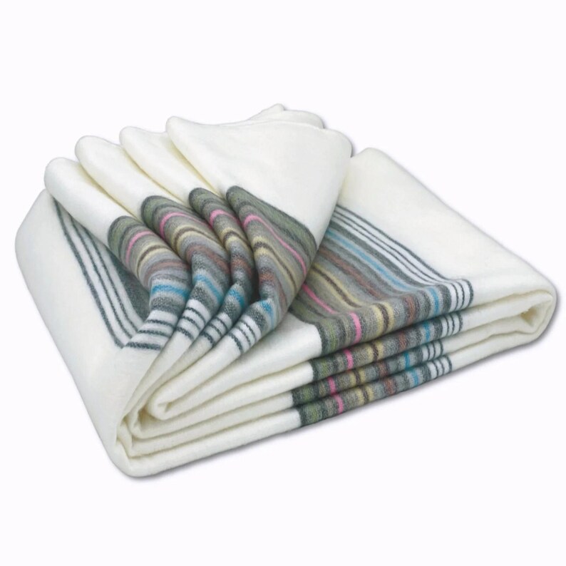 Alpaca Wool Throw Blanket 96x67. Light Weight Etsy