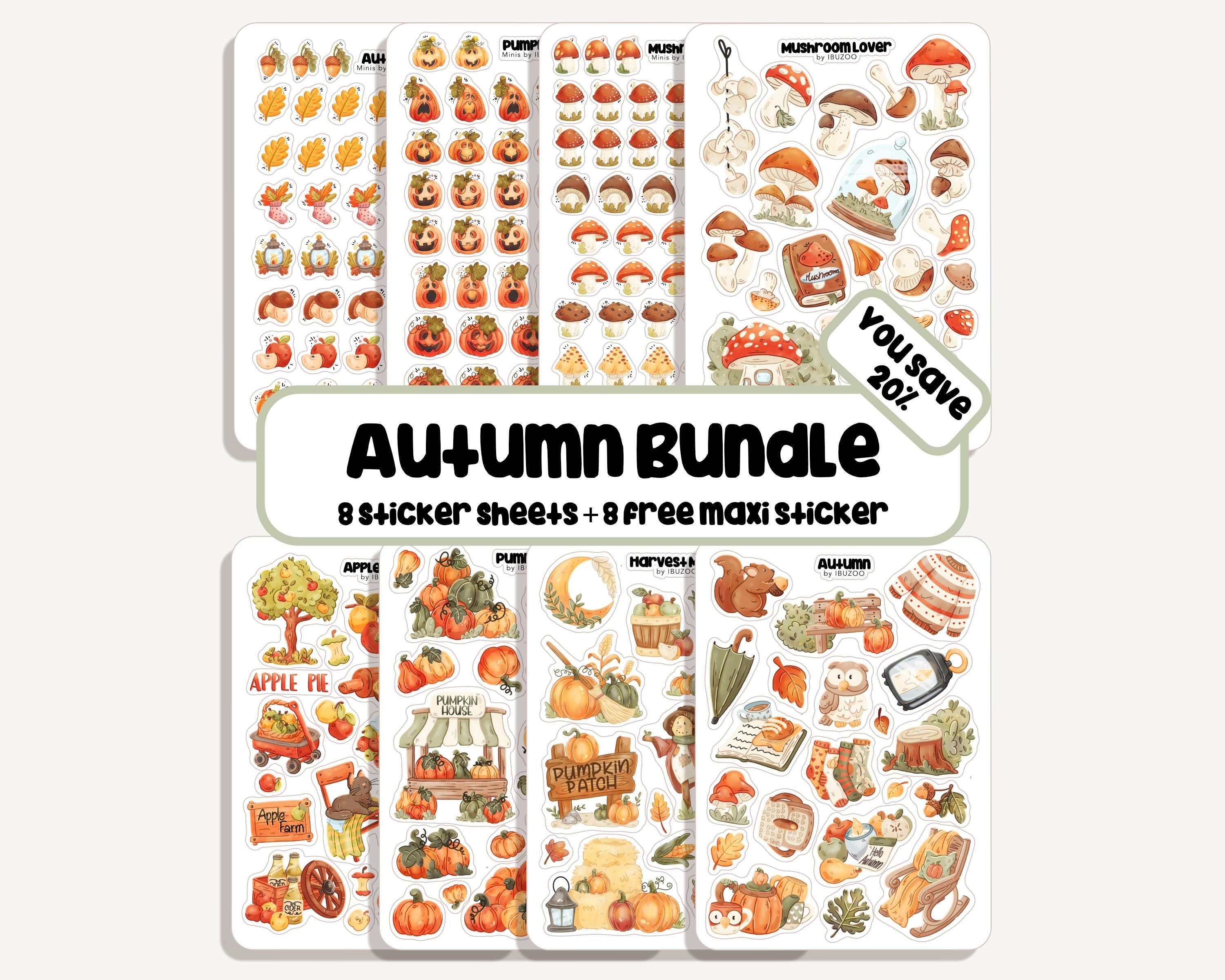 Sticker Sheet Harvest Moon | Bullet Journal - Scrapbook - Planner ...
