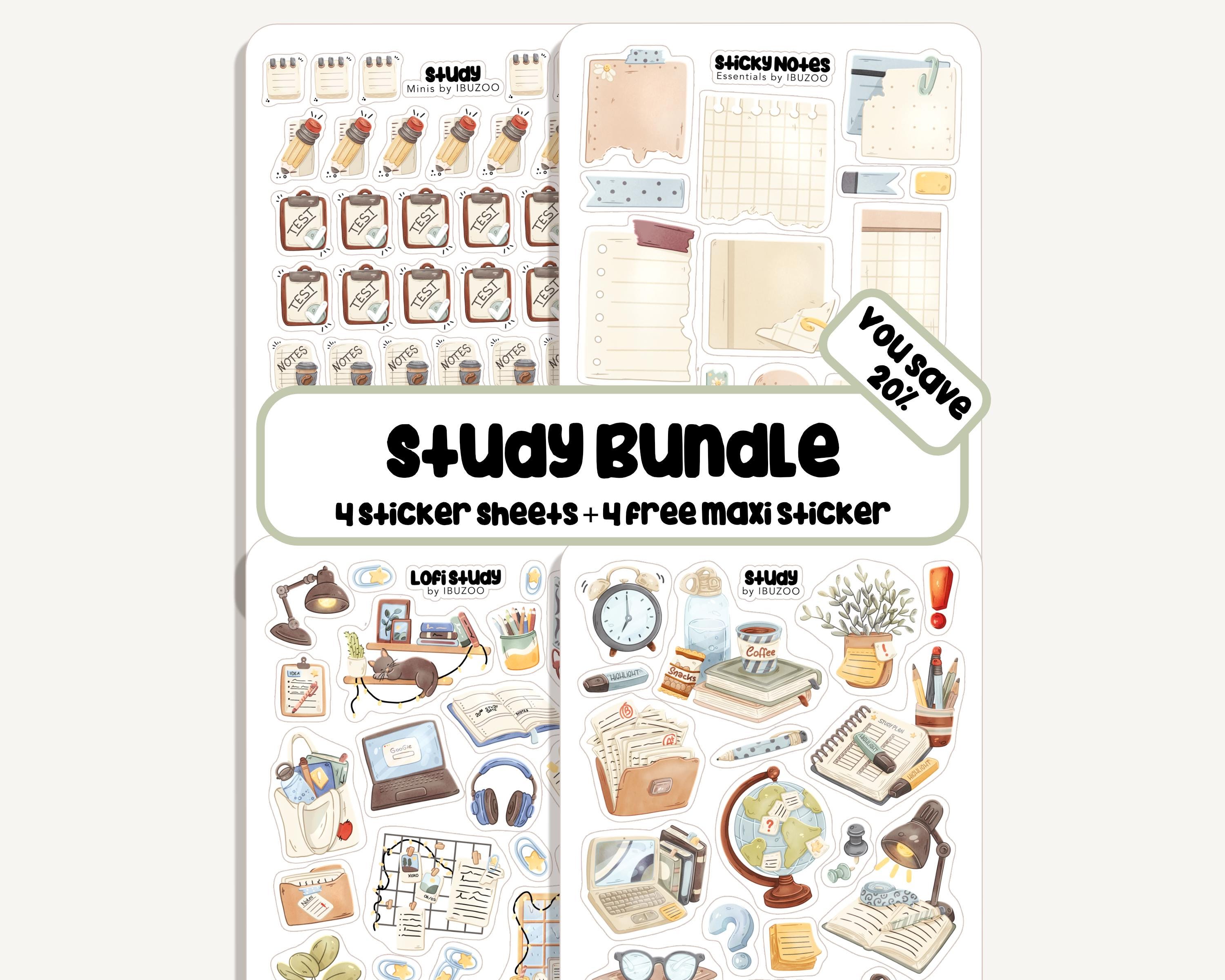 Sticker Sheet Study | Bullet Journal - Scrapbook - Planner - Decoration ...