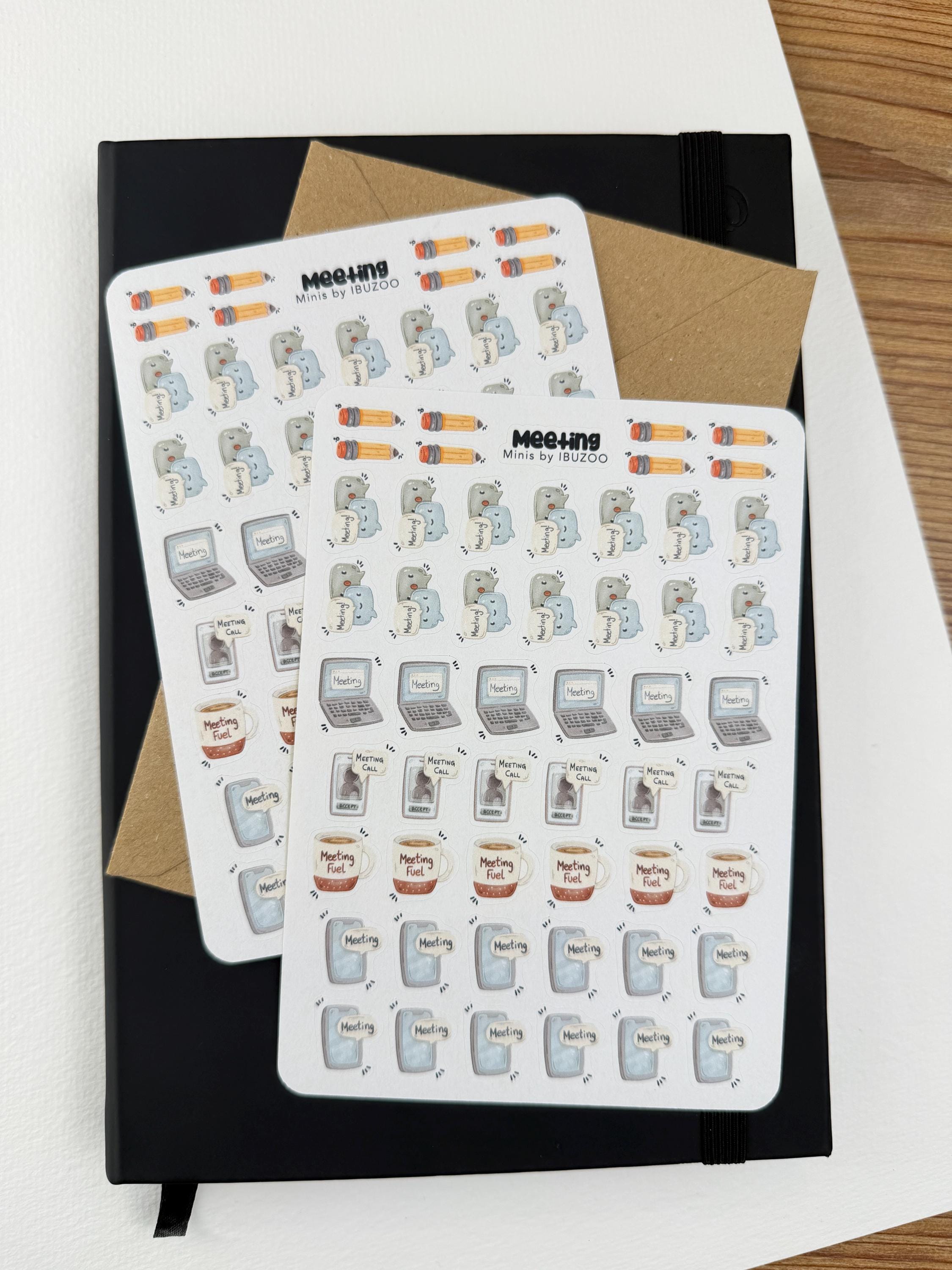 Sticker Sheet Meeting Minis | Bullet Journal - Scrapbook - Planner ...