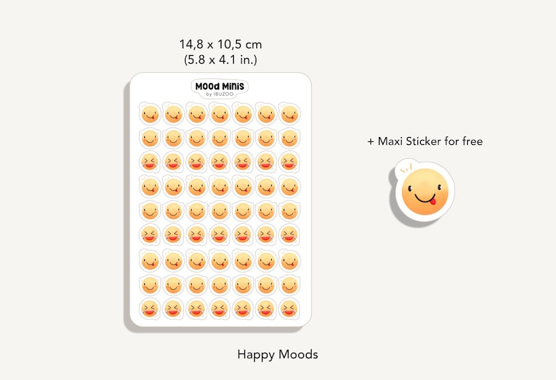 Sticker Sheet Mood Minis | Bullet Journal - Scrapbook - Planner ...