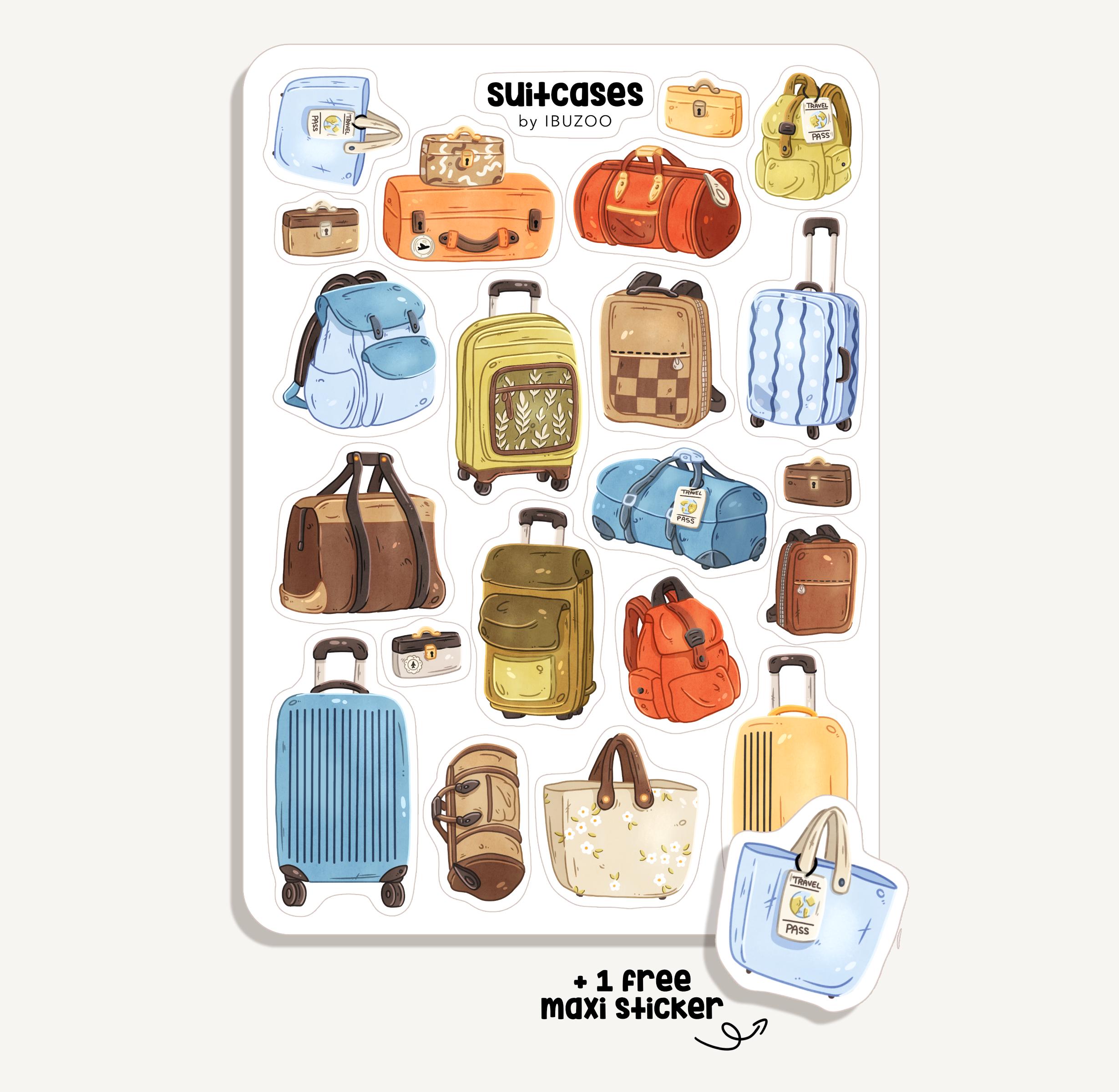 Sac De Voyage Vintage à Rayures écossaises Bleues - Bagage à Main France