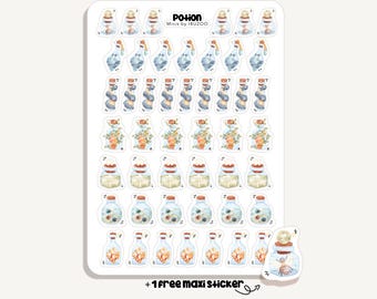 Sticker Sheet Potion Minis | Bullet Journal - Scrapbook - Planner - Decoration - Magic - Witch