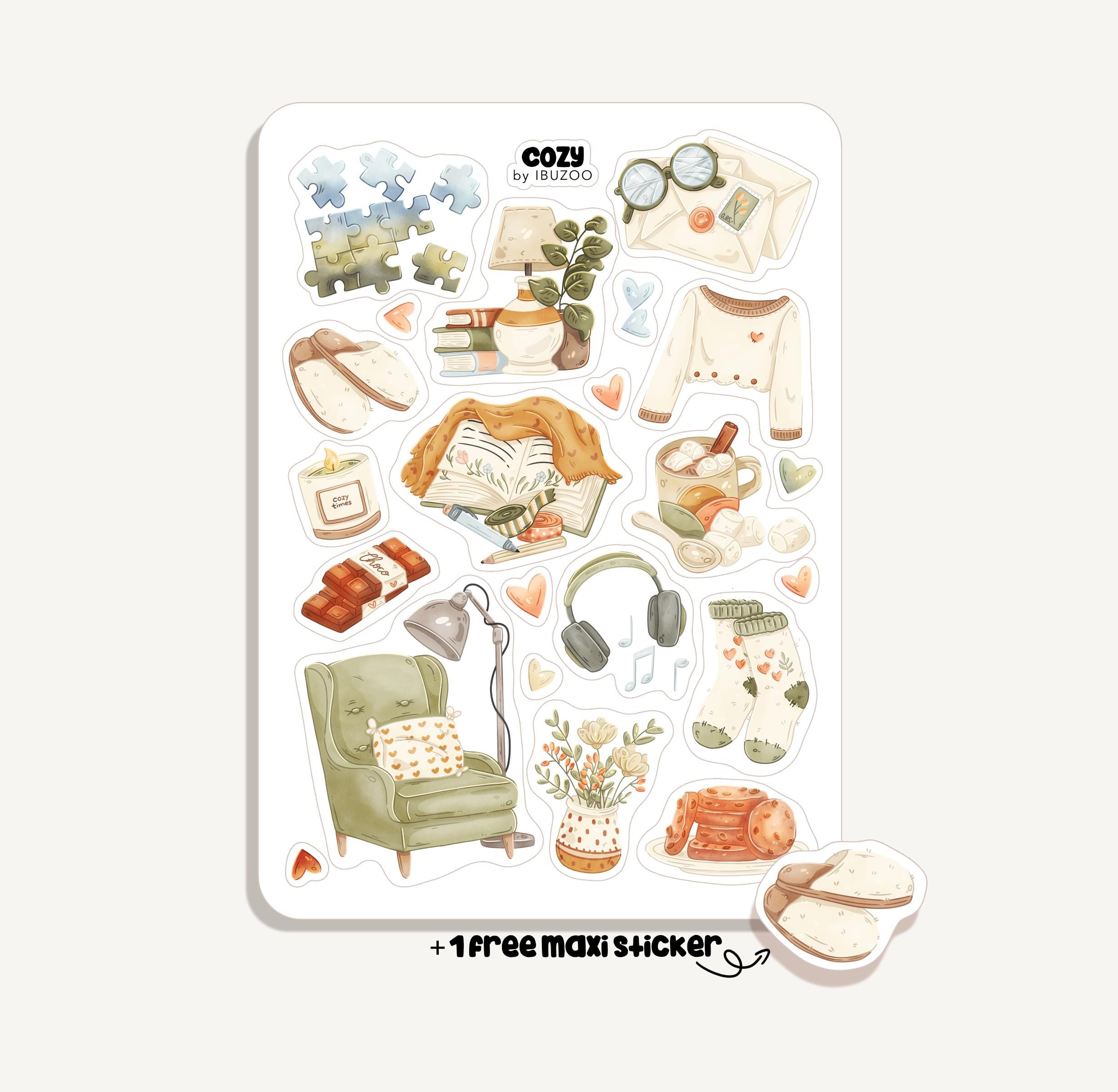 Sticker Sheet Cozy | Bullet Journal - Scrapbook - Planner - Decoration ...