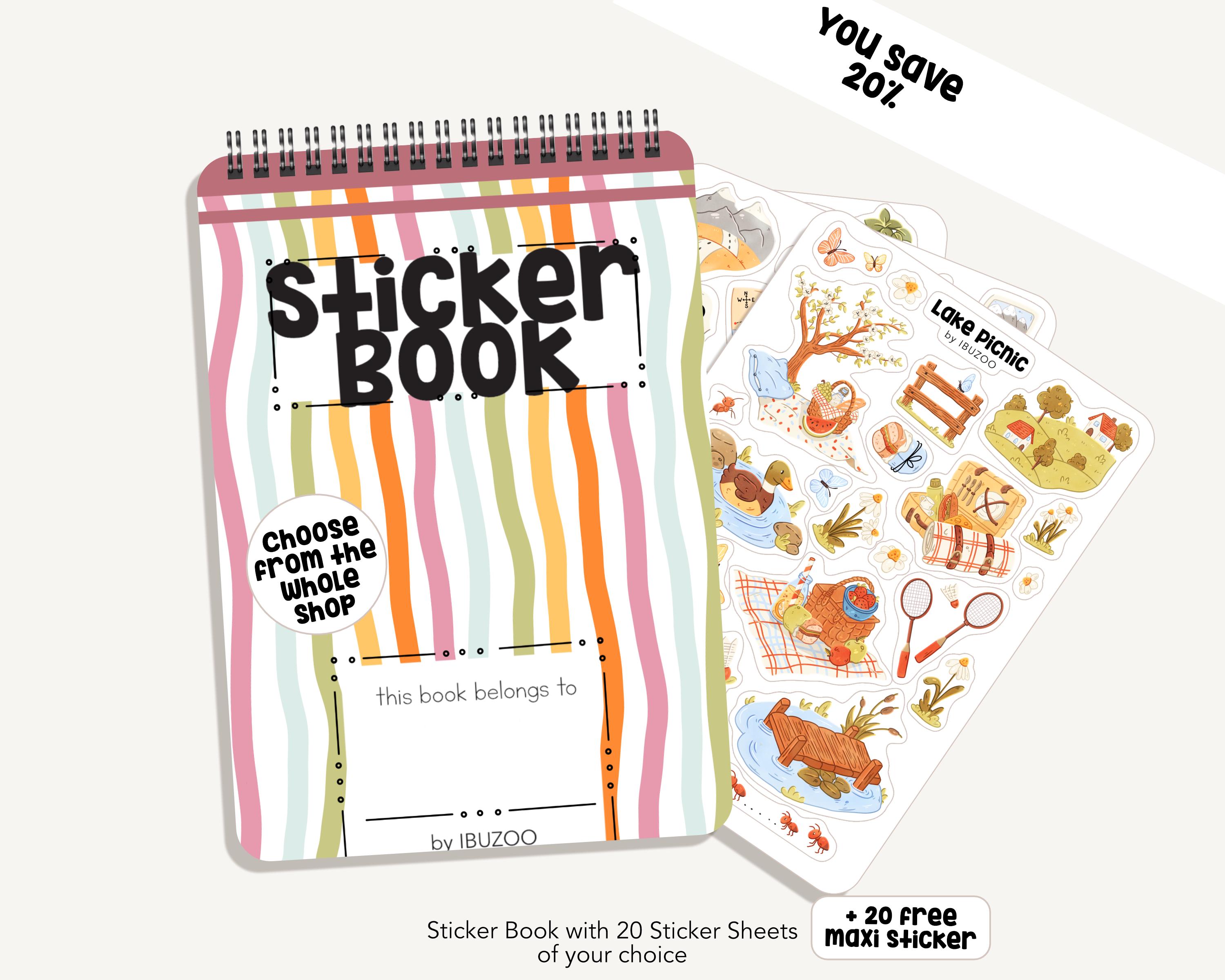 Build your Sticker Book | 20 different Sticker Sheets - Bujo Sticker - Bullet Journal Stickers - Stickersheet - Sticker Set