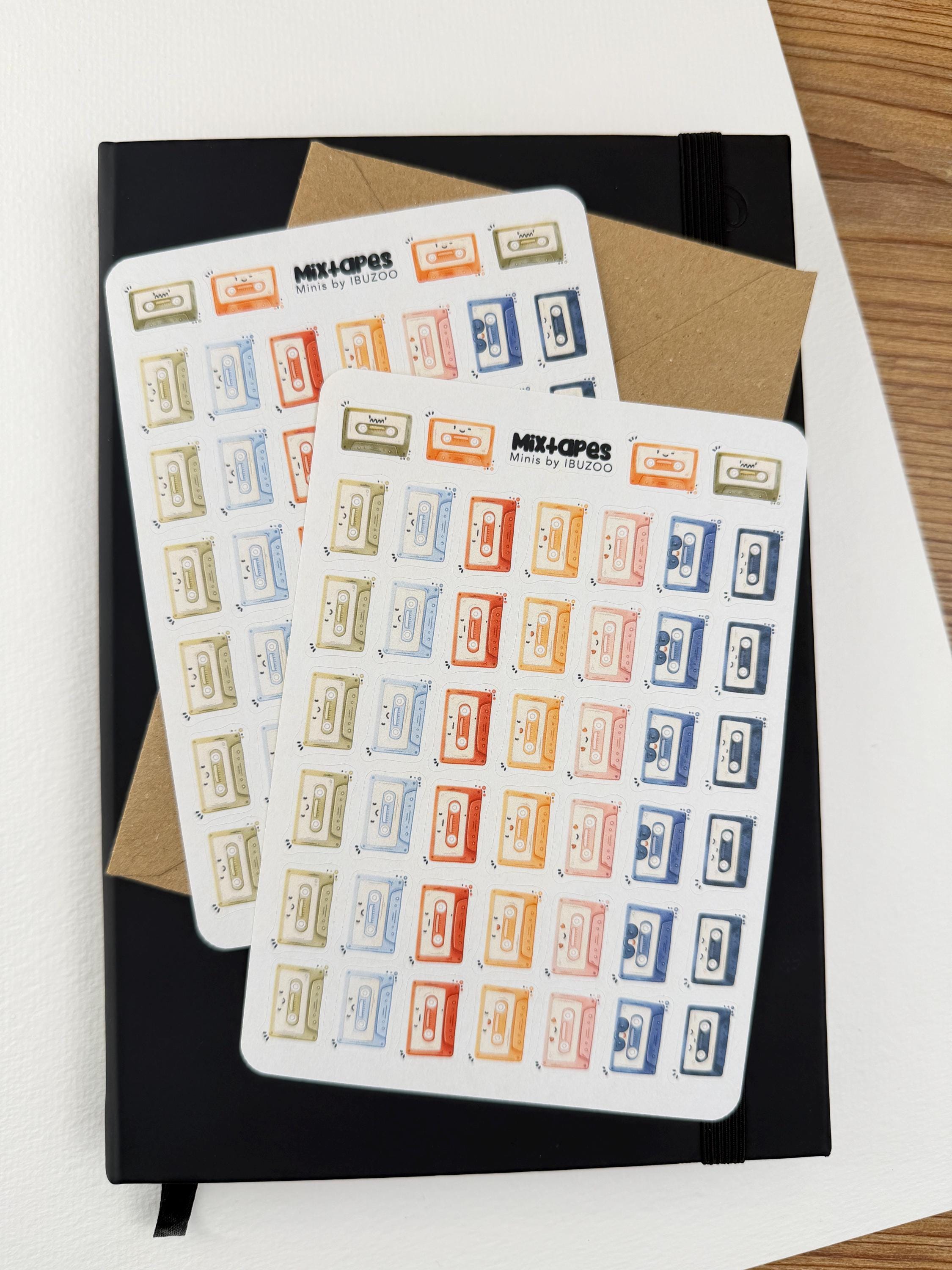 Sticker Sheet Mixtape Minis | Bullet Journal - Scrapbook - Planner ...
