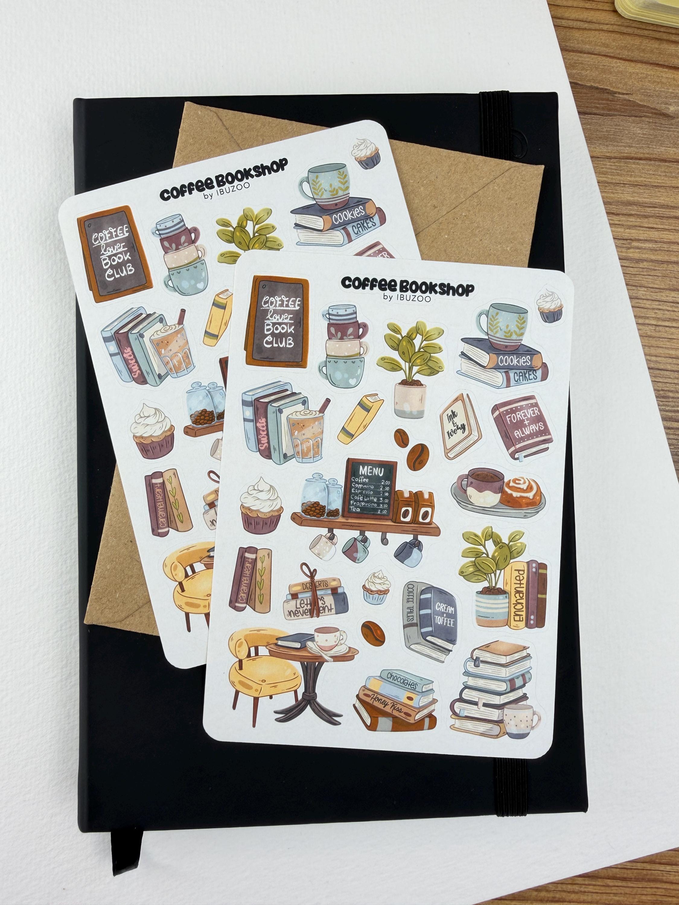 Sticker Set Coffee | 4 Sticker Sheets + 4 Maxi Sticker | Bullet Journal ...