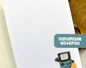 Notebook Gamer- A6- 50 Pages- Kleine Notizen- Einkaufszettel- To Do Liste- Schreibblock- Notizblock- Geschenk