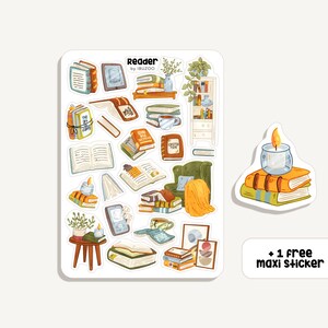 Sticker Sheet Reader | Aufkleber Leser | Bullet Journal - Scrapbook - Planner - Dekoration - Buch Liebhaber