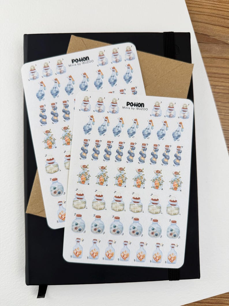Sticker Sheet Potion Minis | Bullet Journal - Scrapbook - Planner ...