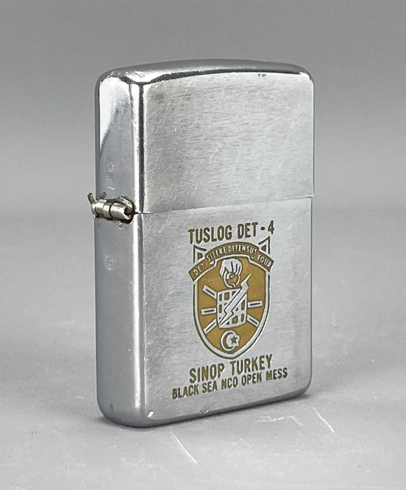 ✨70s✨US Army★ベトナム★ジッポ★ヴィンテージ★アメリカ軍★訳あり Vintage ZIPPO U.S. ARMY Security Agency ASA Tuslog Detachment 4
