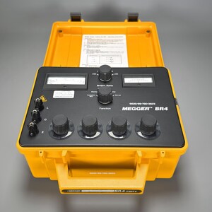 1980s MEGGER BR4 250v (NSN 6625-99-780-3623) - Insulation / Bridge & Varley Testing Equipment