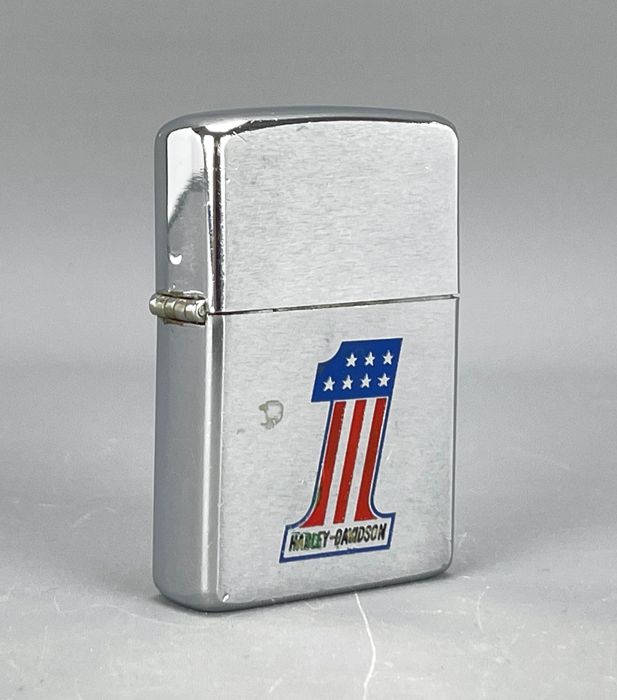 最も ZIPPO Vintage Flag U.S.A. No.1 Enamel DAVIDSON HARLEY (1978) その他