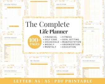 Full Life Planner | A Complete System for Planning Your Personal, Health and Business Life | Overcome Procrastination