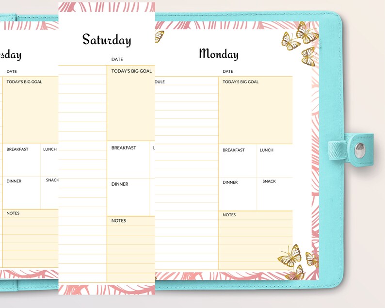 Productivity Planner Printable Daily Organization Planner - Etsy