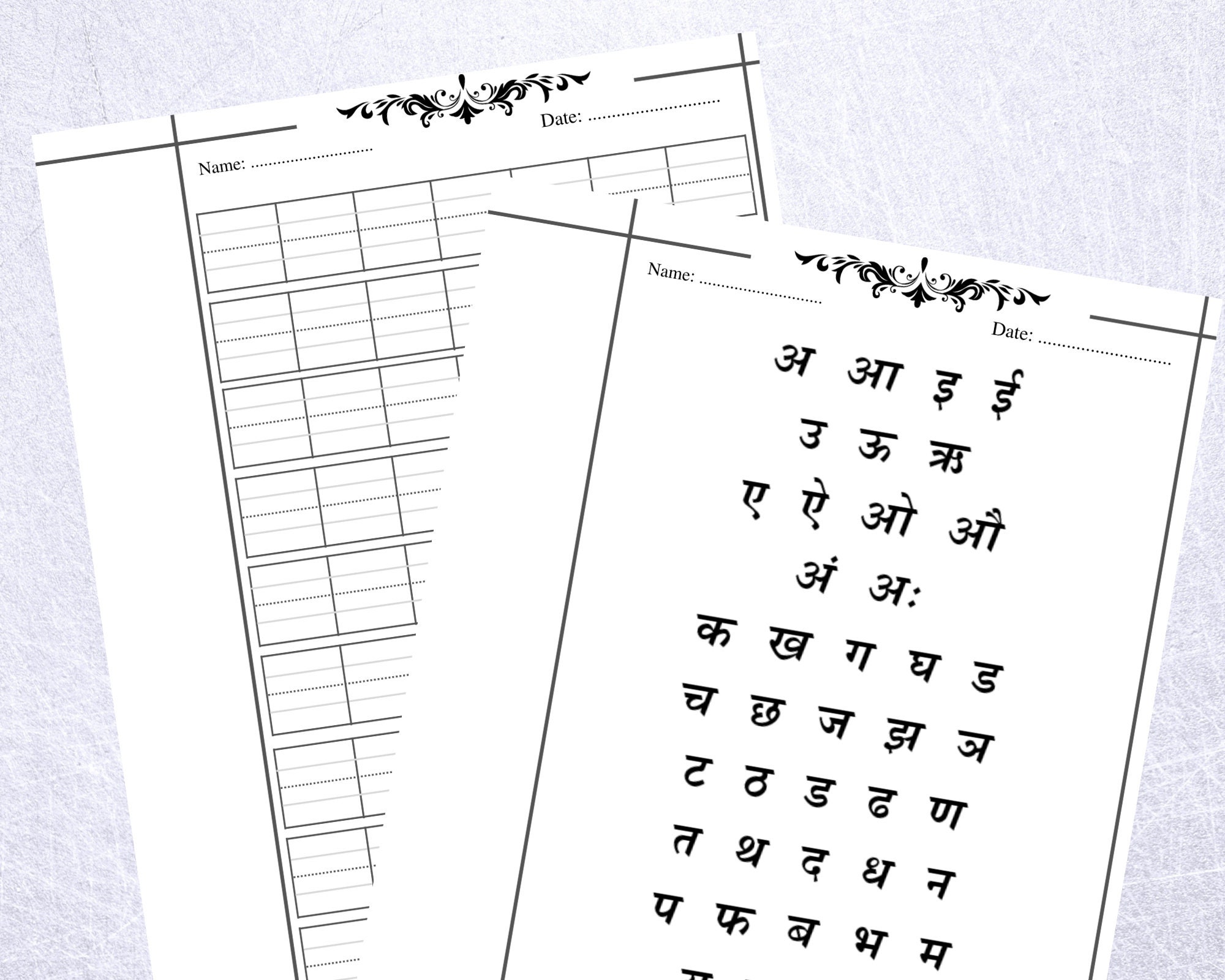 Hindi Handwriting Practice Worksheets Hindi Printable Neat Handwriting