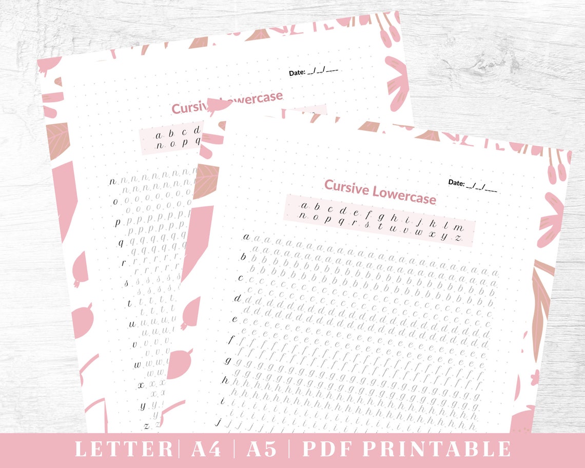 Printable Handwriting Practice Guide Neat Handwriting - Etsy