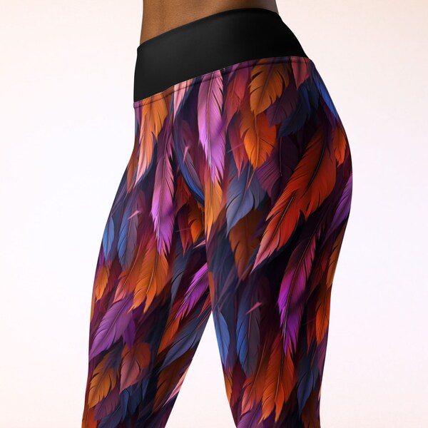 Feather Leggings Etsy
