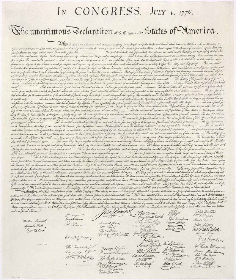 13 colonies signed declaration independence