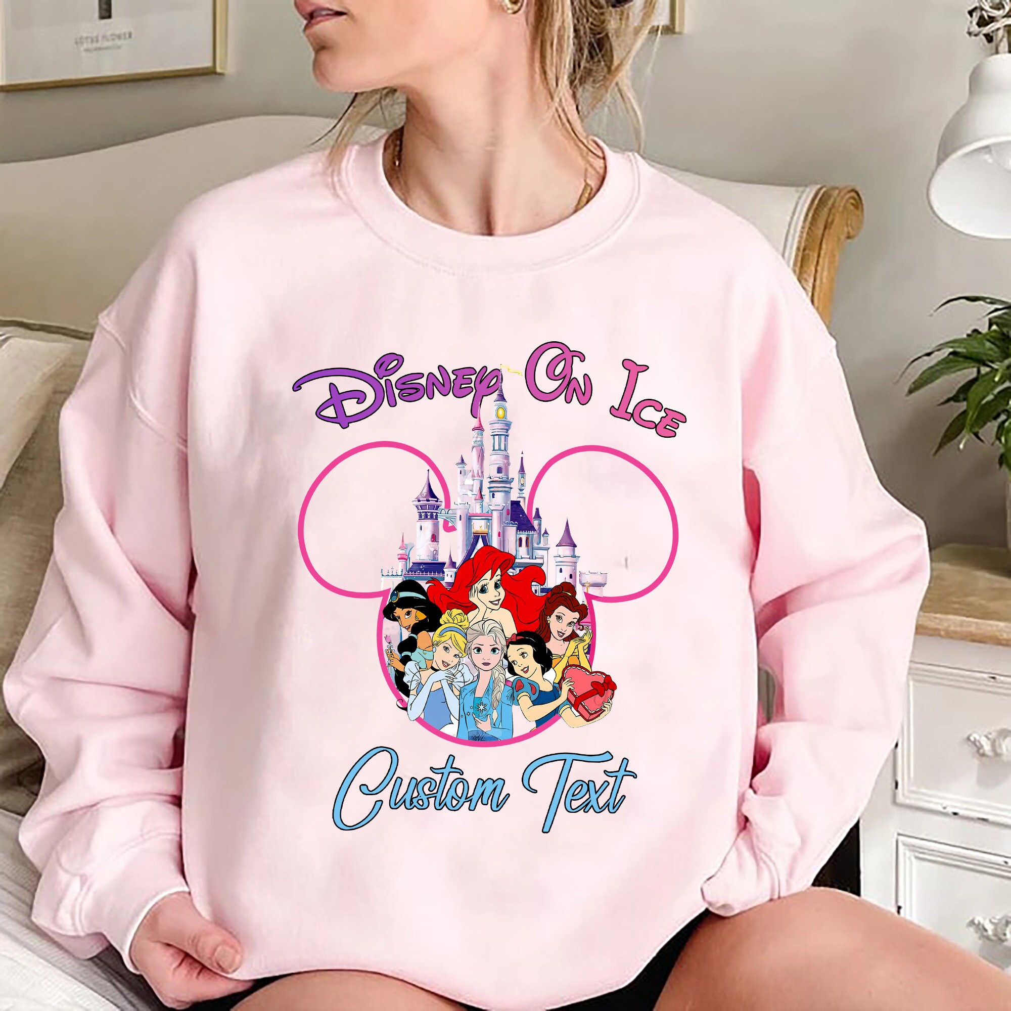 Princess Sweatshirt, Disney On Ice Sweatshirt, Disney Princess Sweatshirt