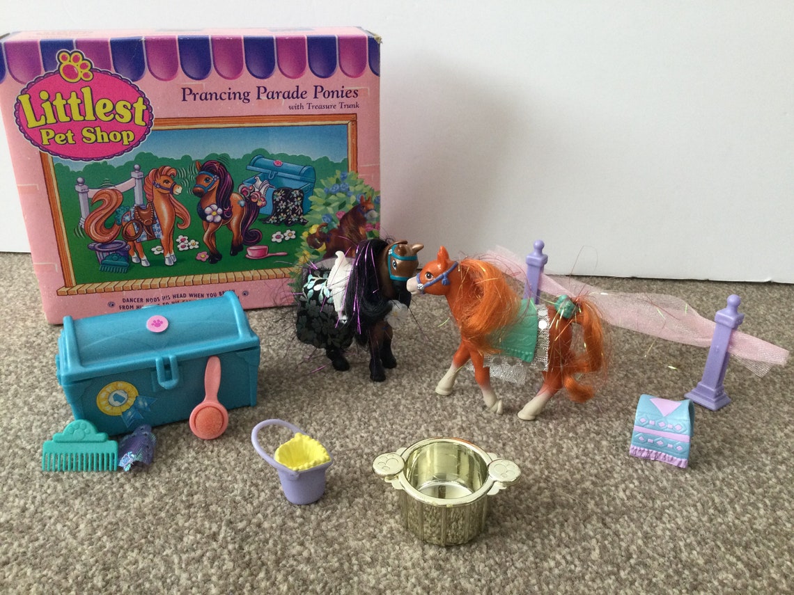 Vintage Littlest Pet Shop LPS Kenner Prancing Parade Ponies Etsy