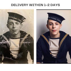 Restauración de fotos antiguas, reparación de fotos antiguas, restauración de imágenes antiguas, servicio de edición de fotos, reparación de fotos dañadas, coloración de fotos, retoque de fotos imagen 5