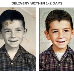 Photo Restoration service, old photo repair, restore old picture, photo editing, fix damaged photo, photo colorization, photo retouching