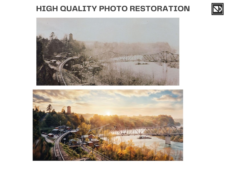 Restauración de fotos antiguas, reparación de fotos antiguas, restauración de imágenes antiguas, servicio de edición de fotos, reparación de fotos dañadas, coloración de fotos, retoque de fotos imagen 2