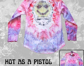 Hot as a Pistol (XS) - Tie Dye Dress Shirt