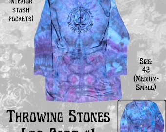 Throwing Stones #1 (M/S) - Tie Dye Lab Coat