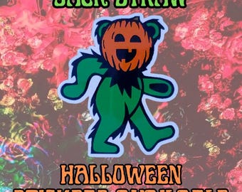 Jack Straw Dancing Bear - Halloween Grateful Dead Sticker