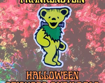 Frankenstein Dancing Bear - Halloween Grateful Dead Sticker