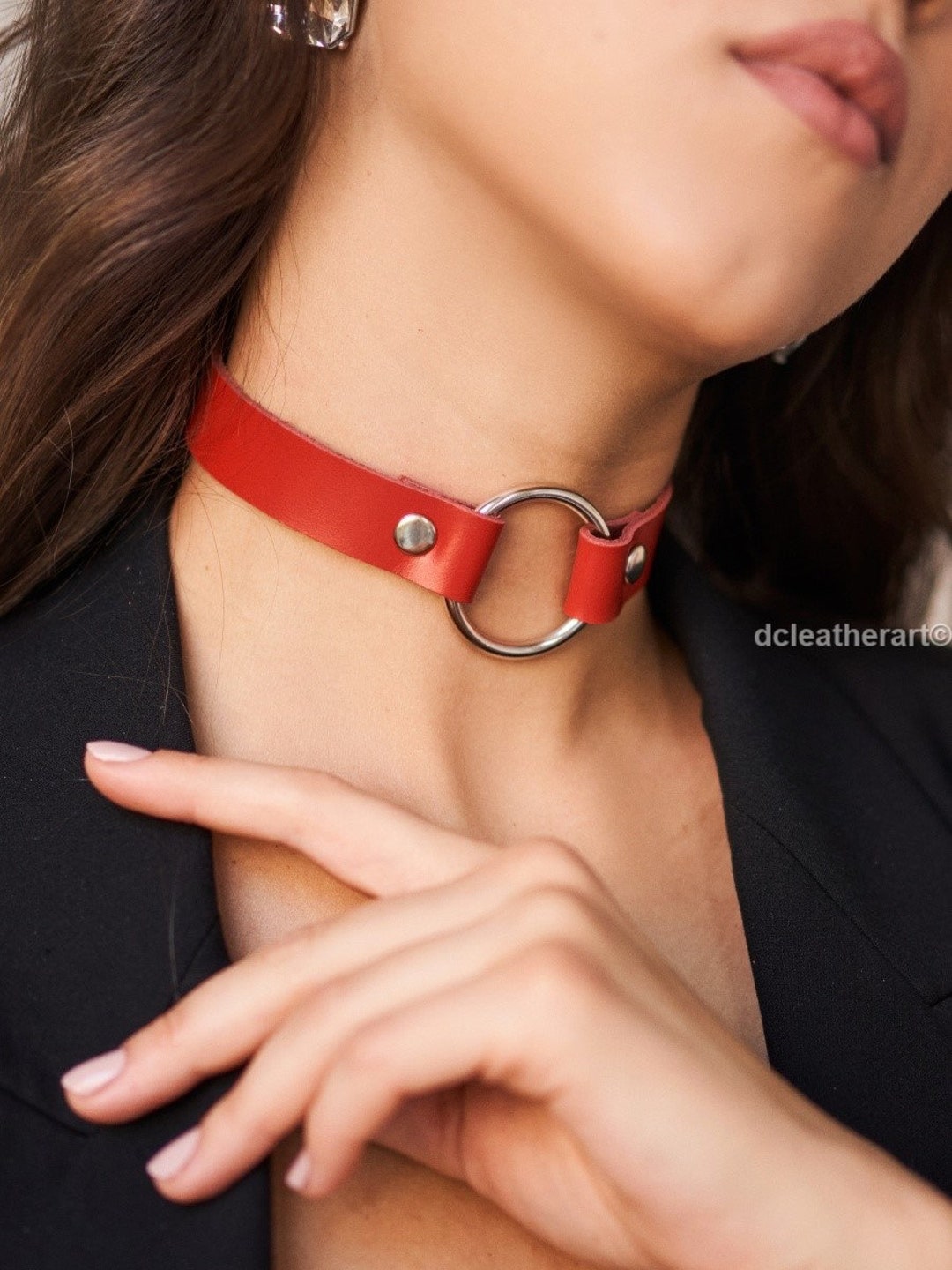 Leather Choker for Women Collar Bondage Arnes Mujer Choker Women's