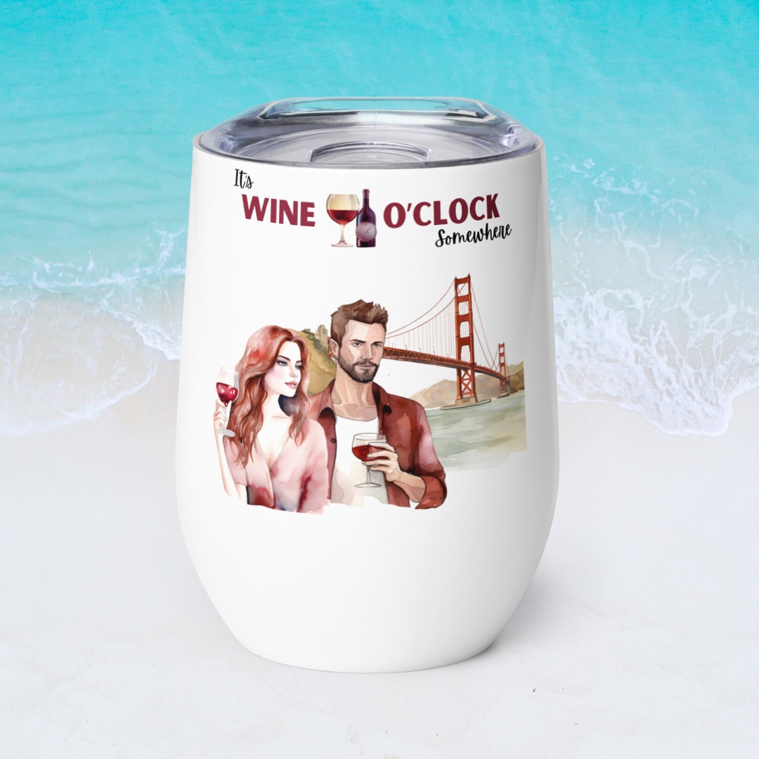 Wine Lover Tumbler Gift Wine Drinker Gift It's Wine Etsy