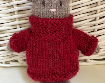 Bear Family Knitting Pattern PDF - Etsy