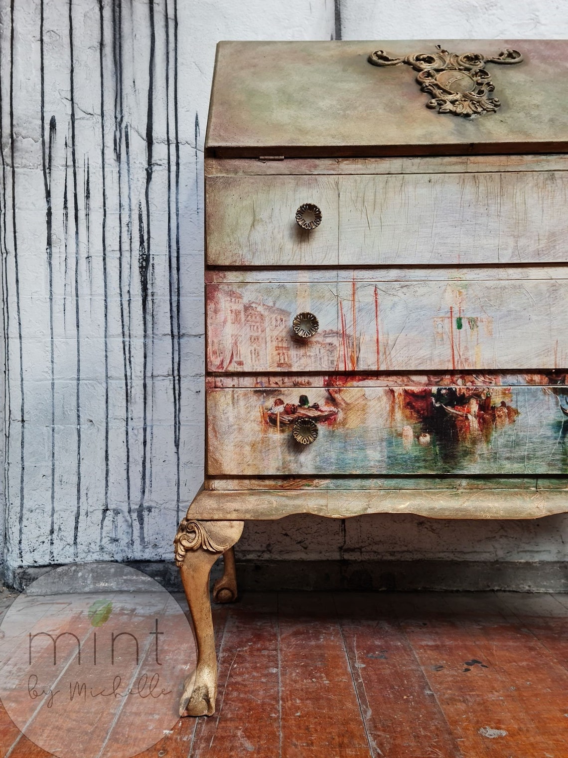 Mint by Michelle Decoupage Paper Venice Etsy