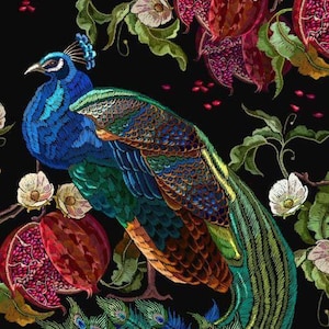 SALE Mint by Michelle Decoupage Paper: Peacock