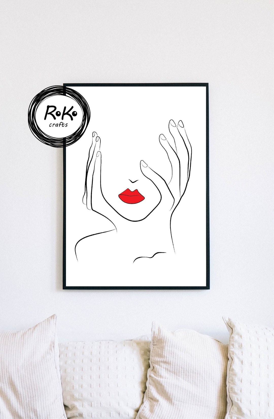 Female Line Art Female Body Drawing Pencil Drawing Print Body