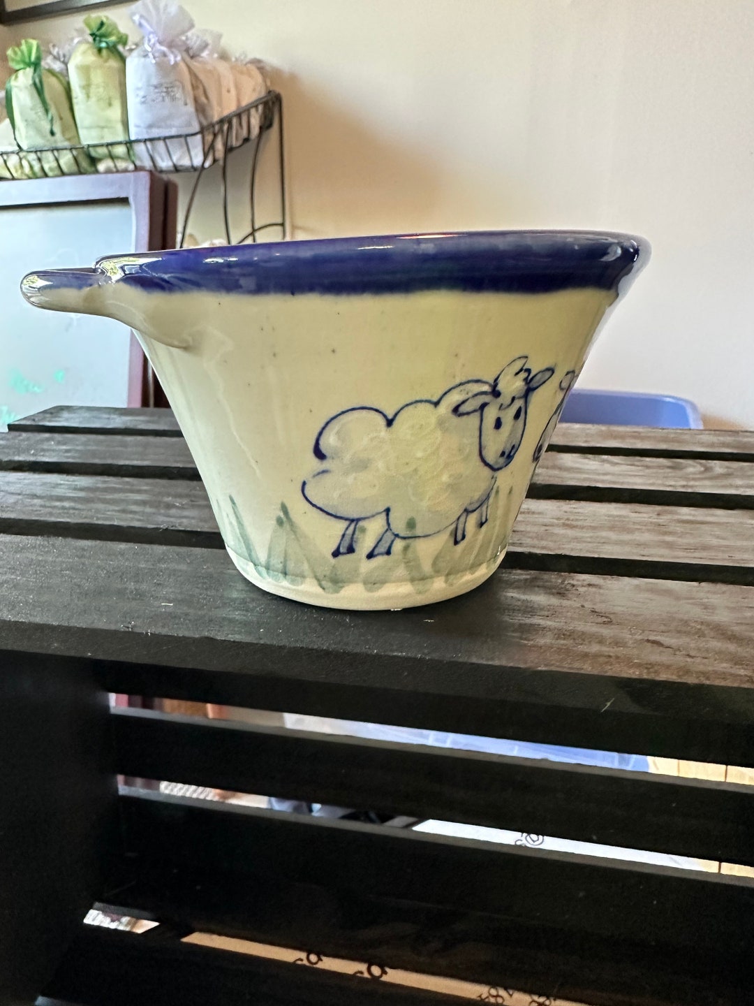 Dip Jar With Knife Etsy