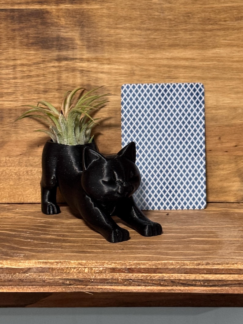 air plant gift
coworker gift
desk plant decor
3d printed planter
cat desk decor
small plant holder
funny plant gift
cat tail planter
plant gift for her

cat lover gift
Christmas gift for coworker
cat mom gift
stocking stuffer for her
cute office decor
Air plant holder
airplant
deck decor
cat decor