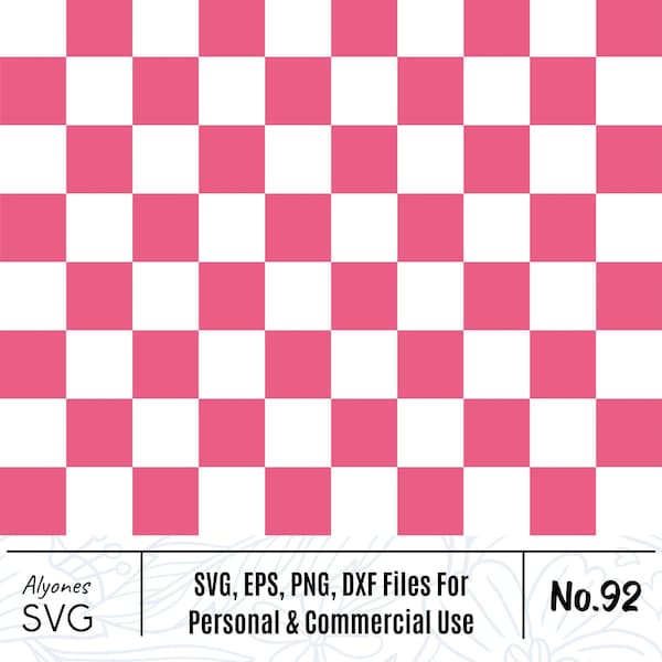 Checkerboard SVG - Seamless Checkered Pattern SVG - Checkers Cut Files - Checked Print Svg Eps Dxf Png