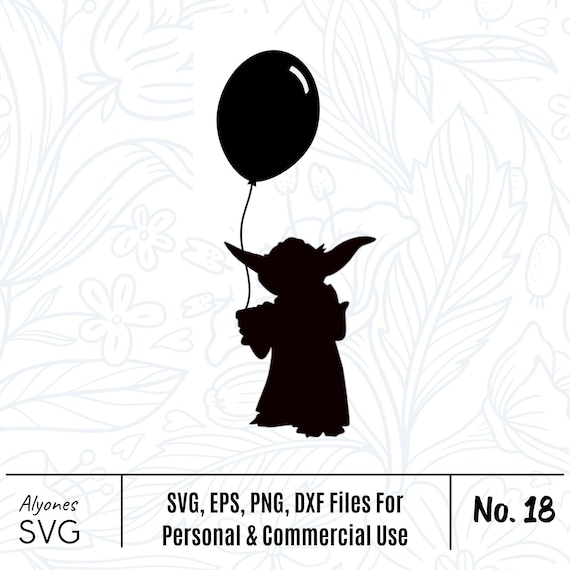 Star Wars Yoda Silhouette Vinyl Decal Black Star Wars Svg - Etsy Finland