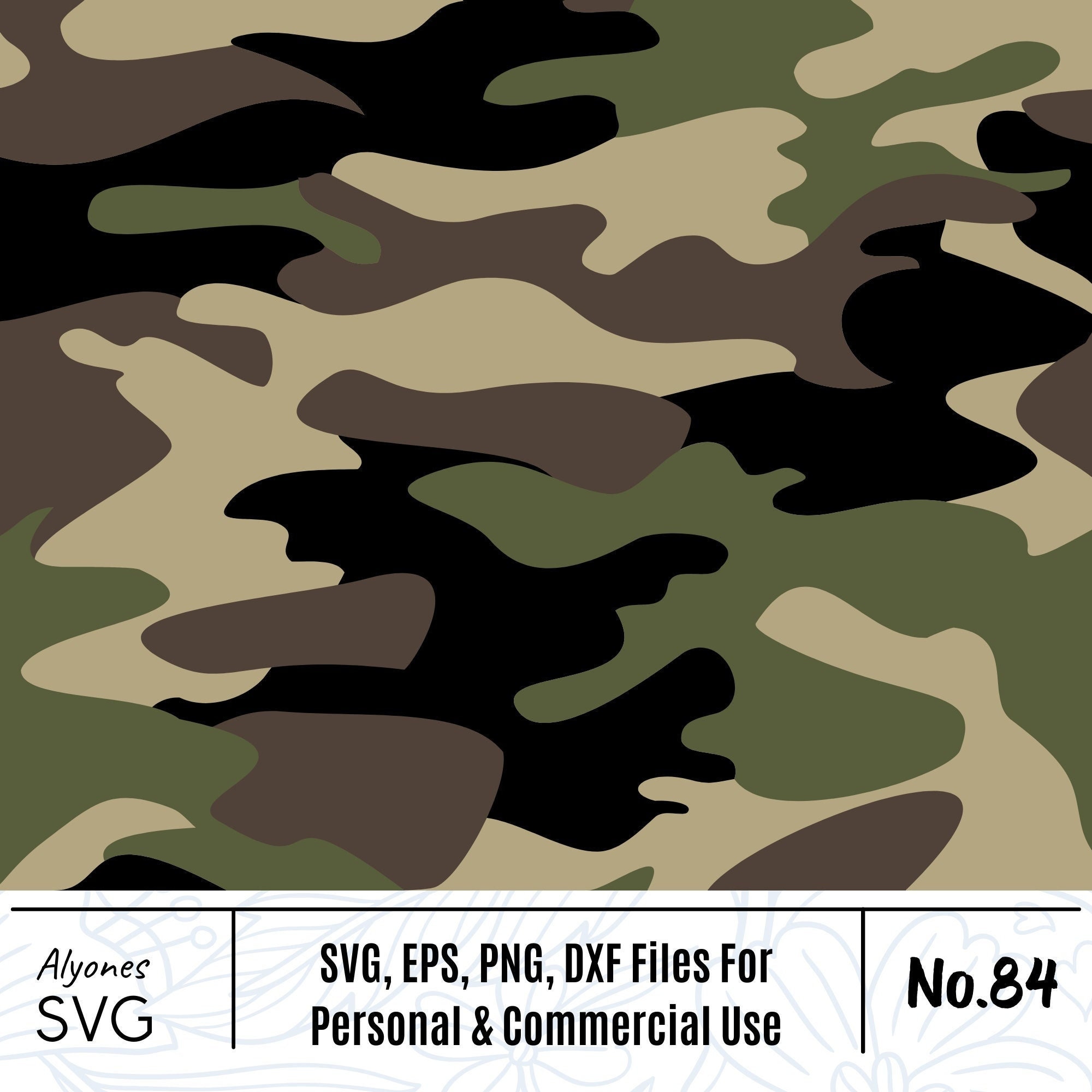 Camo Pattern SVG -  Canada