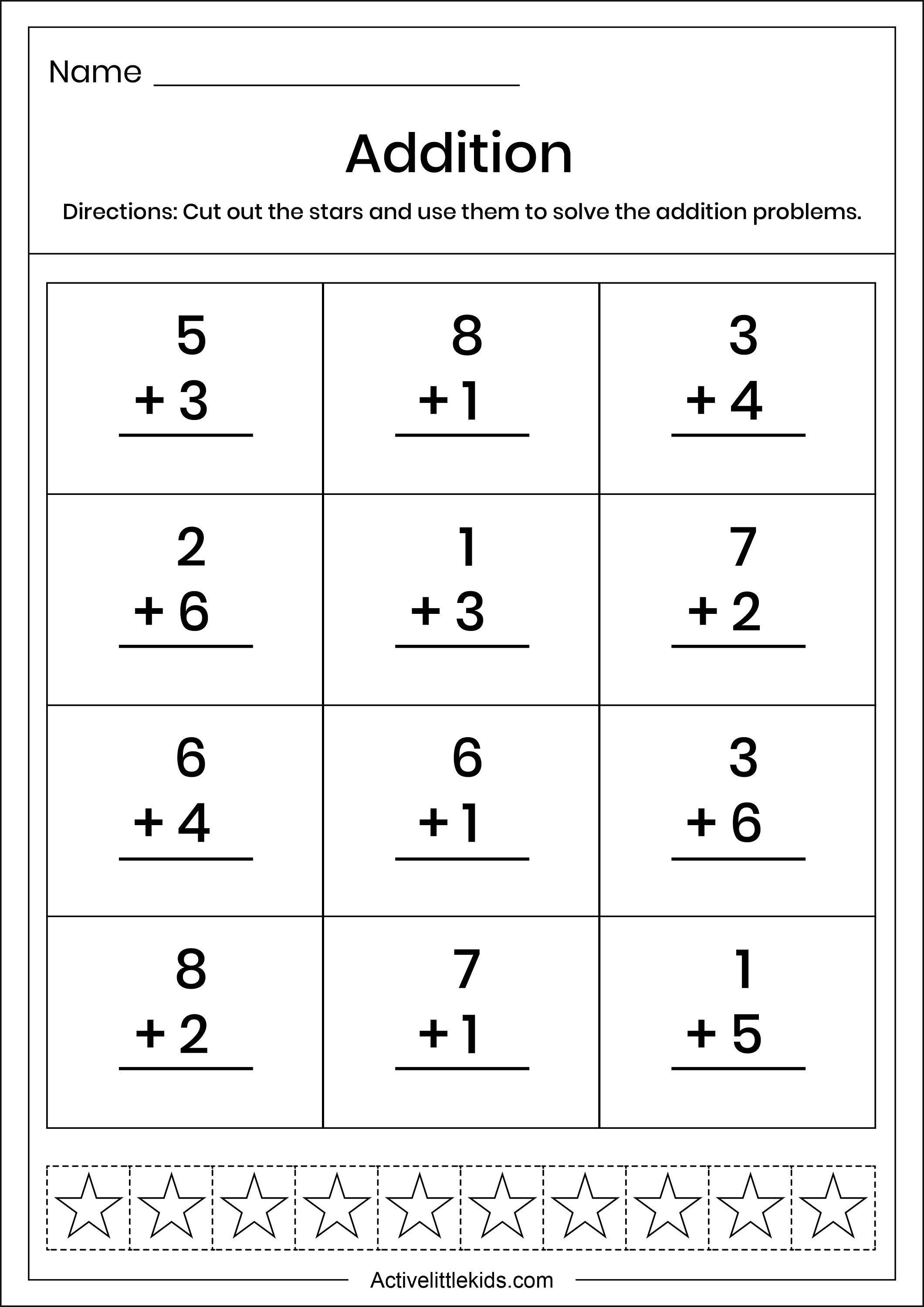 Kindergarten Math Worksheets Addition - Il Fullxfull.3264949478 Maz9 