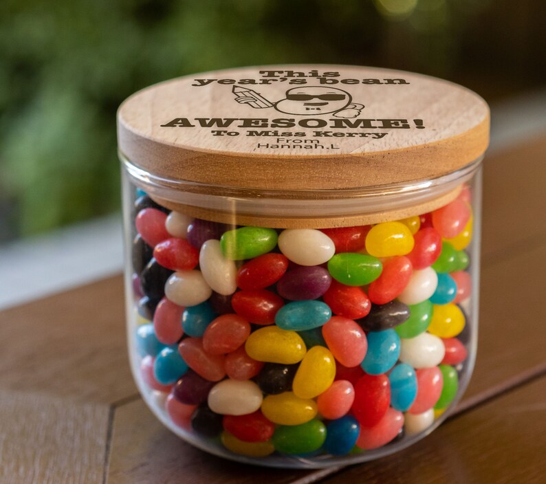 Personalised Teacher Appreciation Lolly Jar 4 Designs Etsy