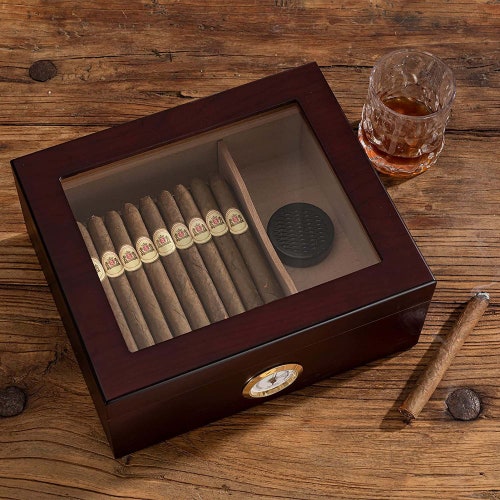 Cigar shops Aficionado Penrith Panthers Rugby Goals Engraved Cigar Humidor