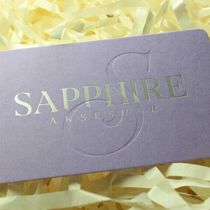 Biglietti da visita, carta lilla fantasy, biglietti da visita premium, carta fantasy, stampa dorata, intonacatura duplex, design personalizzato, alta qualità