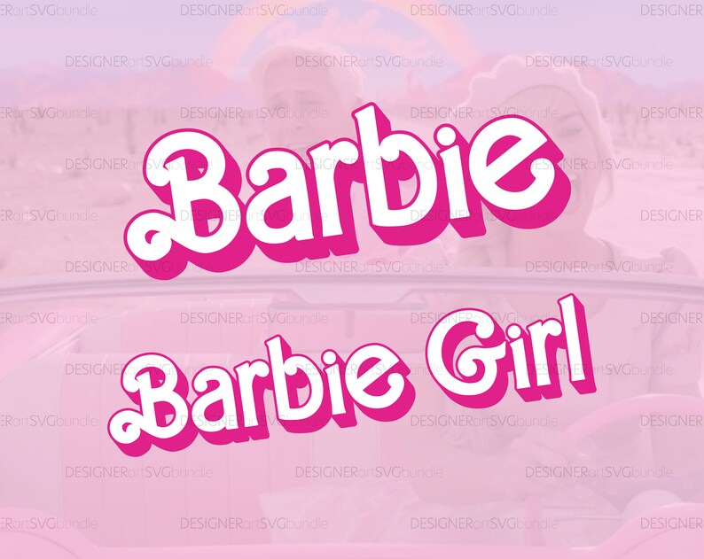 Barbie Font & Color, Barbie, Cricut Fonts Bundle, Barbie Fonts Download, Barbie Font Cricut