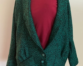 Yugoslavian green coat from 80s