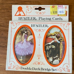 Unused Hustler Double Bridge Set Playing Cards